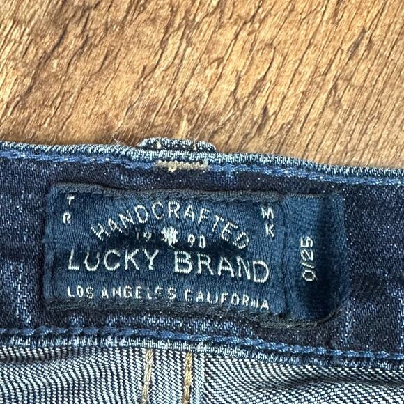 Lucky Brand Sienna Slim Boyfriend Distressed Jeans Size 0/25 - Picture 5 of 8